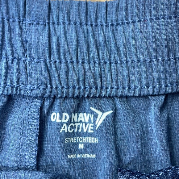Old Navy Men’s StretchTech Blue Joggers, size Medium - Picture 2 of 11